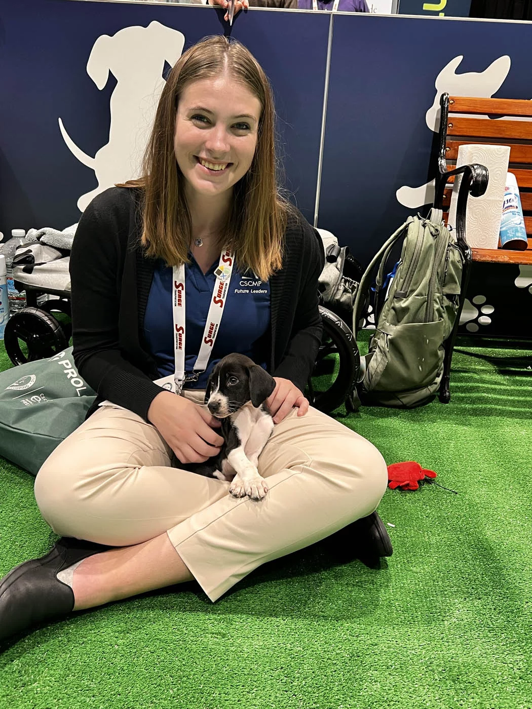 An event that booked a Puppy Love experience and felt the benefits of adorable puppies!