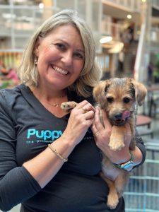 Puppy coach shelley shows how easy renting puppies is with puppy love