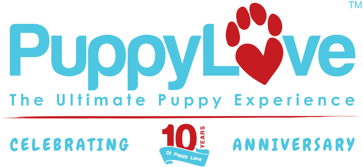 puppylove logo 10 years 6