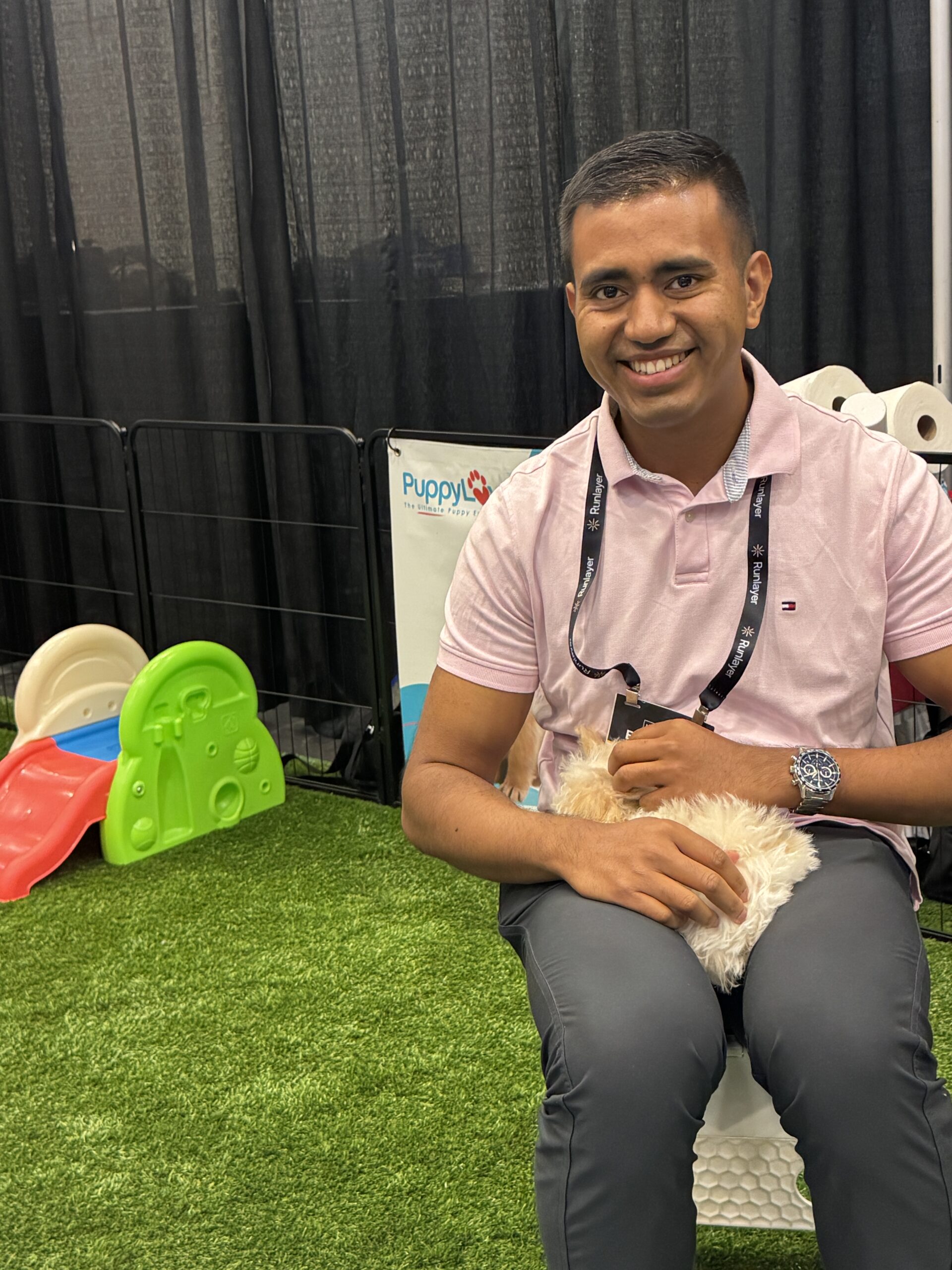 Puppy love puppy lounge at ai engineer world’s fair: a much needed mental reset 11